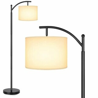 Bronze Floor Lamp with Fabric Drum Shade Model 18559-29 | Bed Bath & Beyond