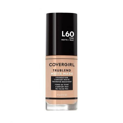 COVERGIRL truBLEND Matte Made Foundation - L60 Light Nude - 1.01 fl oz | Target