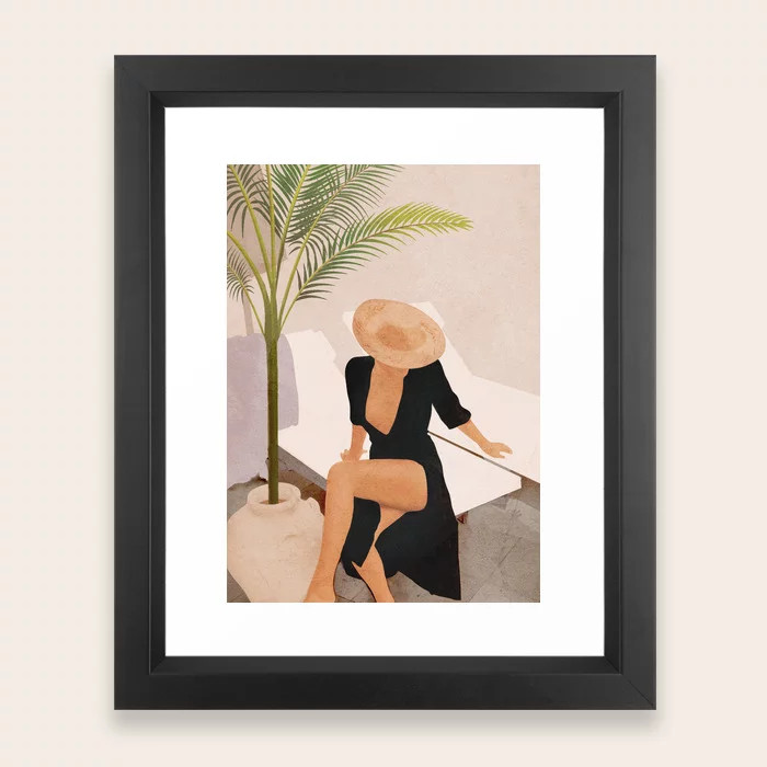That Summer Feeling I Framed Art Print | Society6