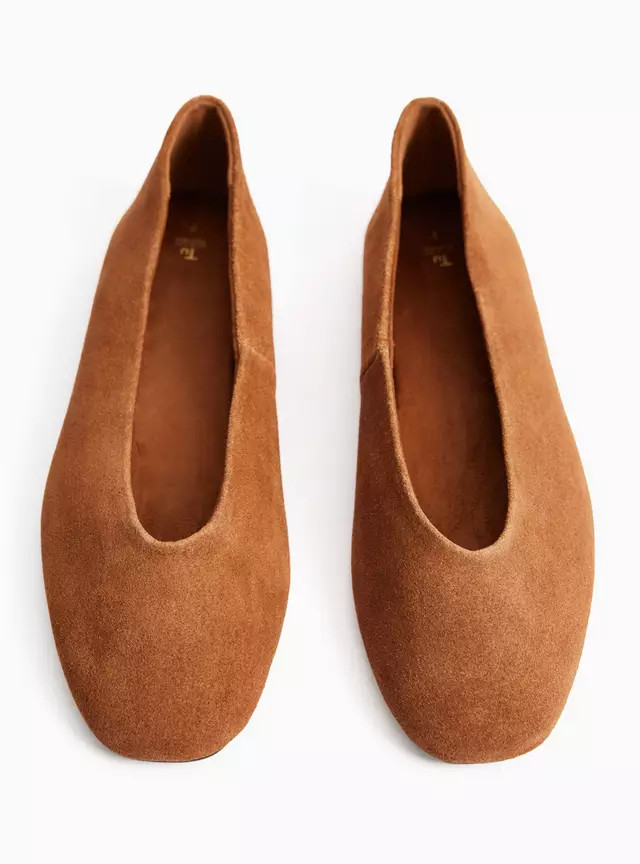 Tan Suede Ballerinas 5 | Tu Clothing