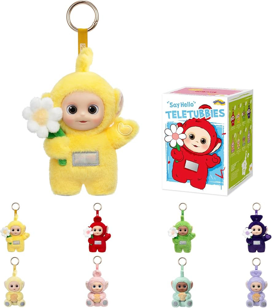 POP MART Teletubbies Say Hello Series Blind Box Pendant, Collectible Plush Toys, Holiday Birthday... | Amazon (US)