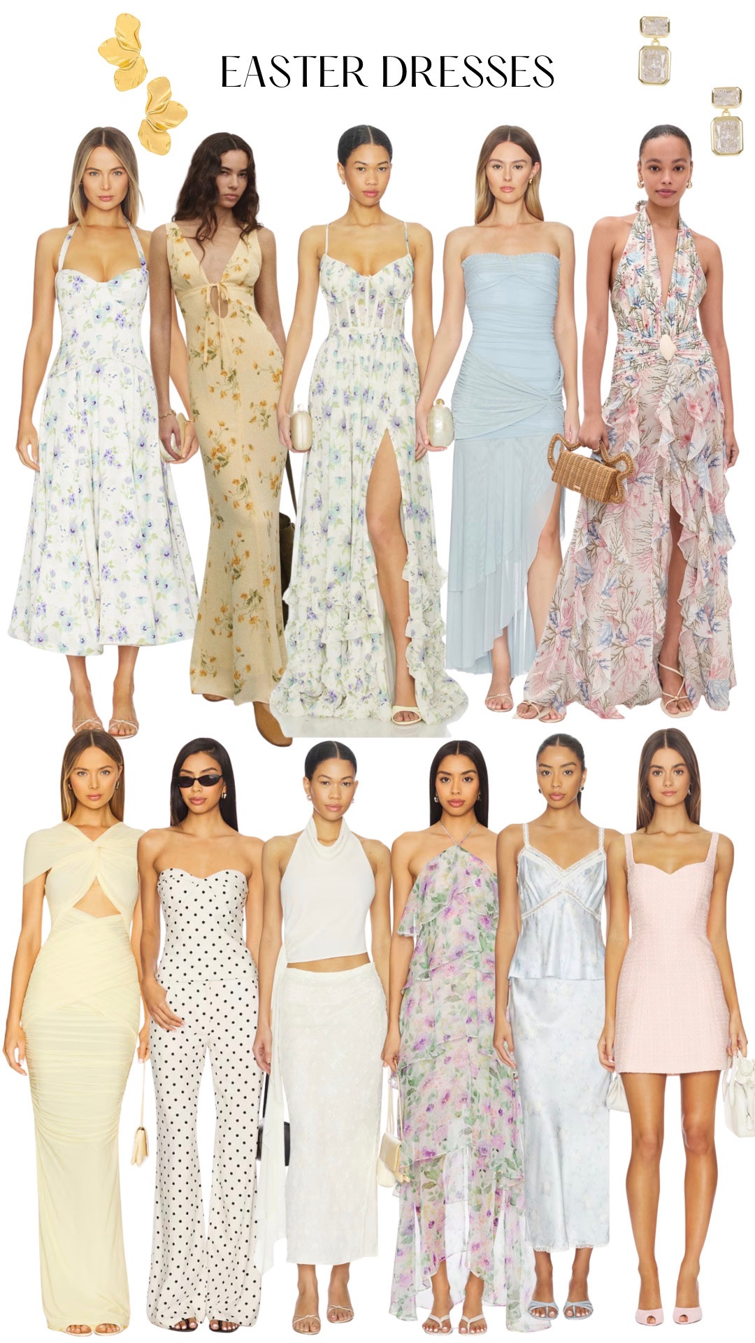 Easter dresses: florals, pastels and polka dots! Style with sandals or boots and a cardigan or a trench coat for a cooler weather 

#easteroutfit #easter #easterdress #easterdresses #floral #dress #pastel #butteryellow #pink #blue #easterdresswomen #springdresses #springoutfits  #LTKspringtrends #LTKspring

#LTKootd #LTKSeasonal #LTKootd #LTKgrwm