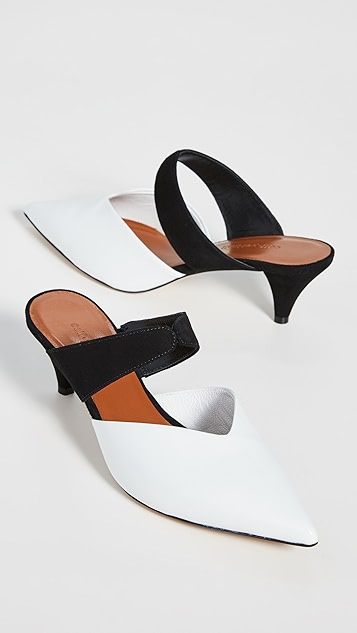 Nicola Monochrome Kitten Heels | Shopbop