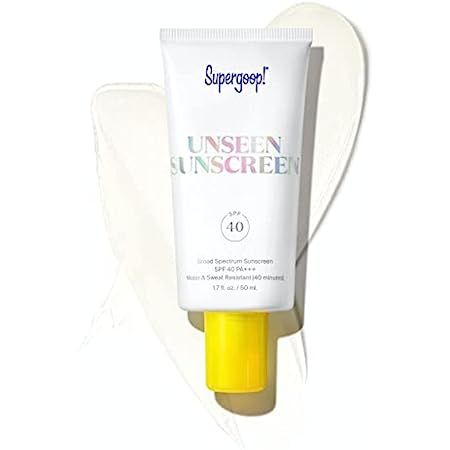 Supergoop! Unseen Sunscreen, 0.5 oz - SPF 40 PA+++ Reef-Friendly, Broad Spectrum Face Sunscreen & Ma | Amazon (US)