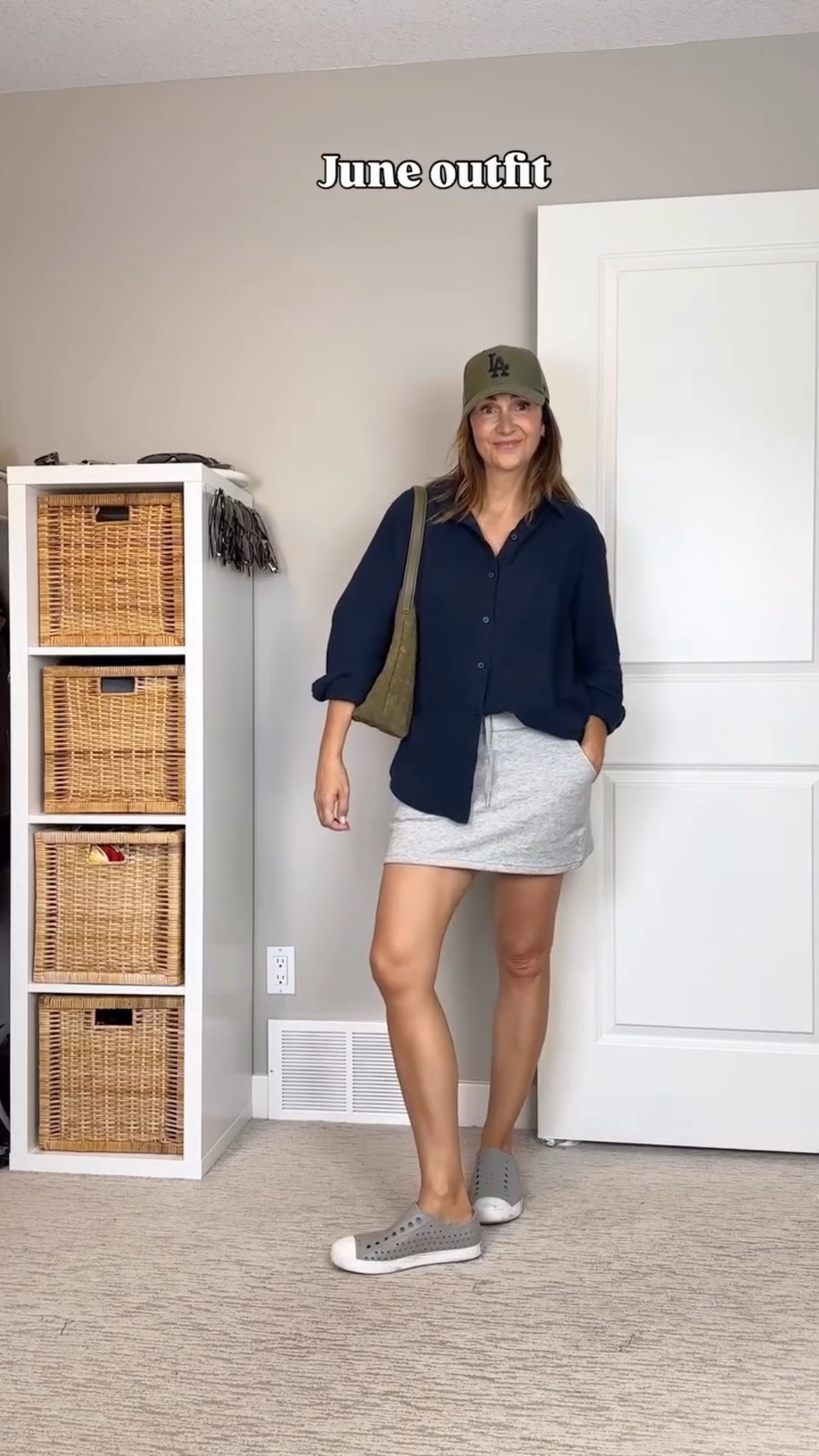 Two versions of a cute casual spring outfit! My skirt has built in shirts and pockets, I’m wearing my usual size small.
Also wearing small in the gauze textured shirt (part of the Aritzia sale!). 
Native shoes are so comfy and also fit tts.

#LTKgrwm #LTKootd #LTKTall