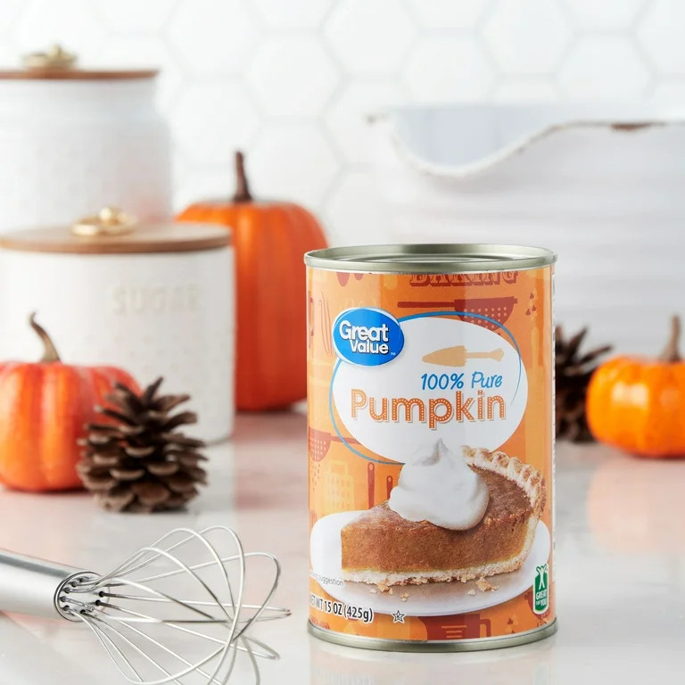 Great Value 100% Pure Pumpkin, 15 oz - Walmart.com | Walmart (US)