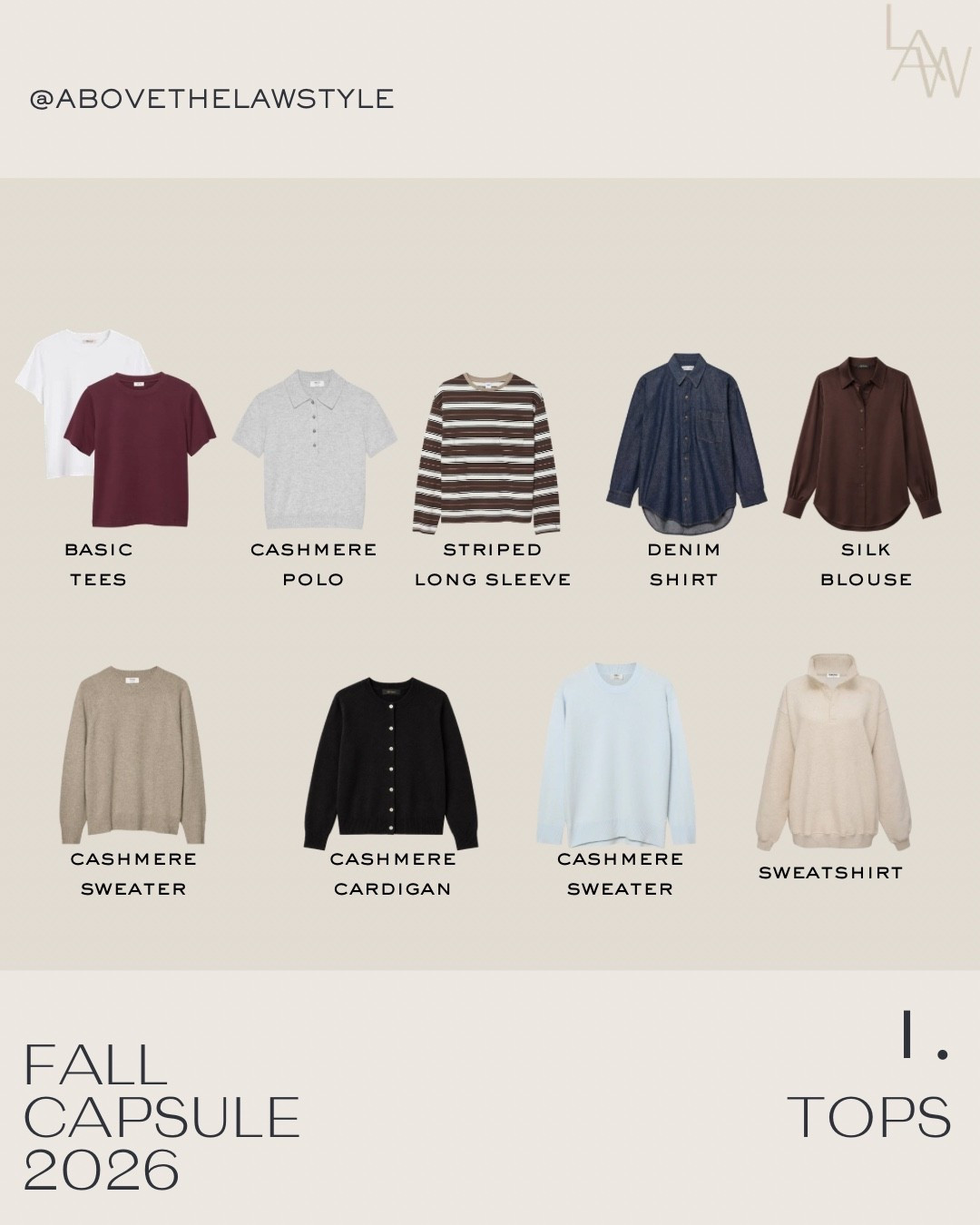 Fall Capsule 2026: Tops

#LTKootd #LTKSeasonal #LTKOver40
