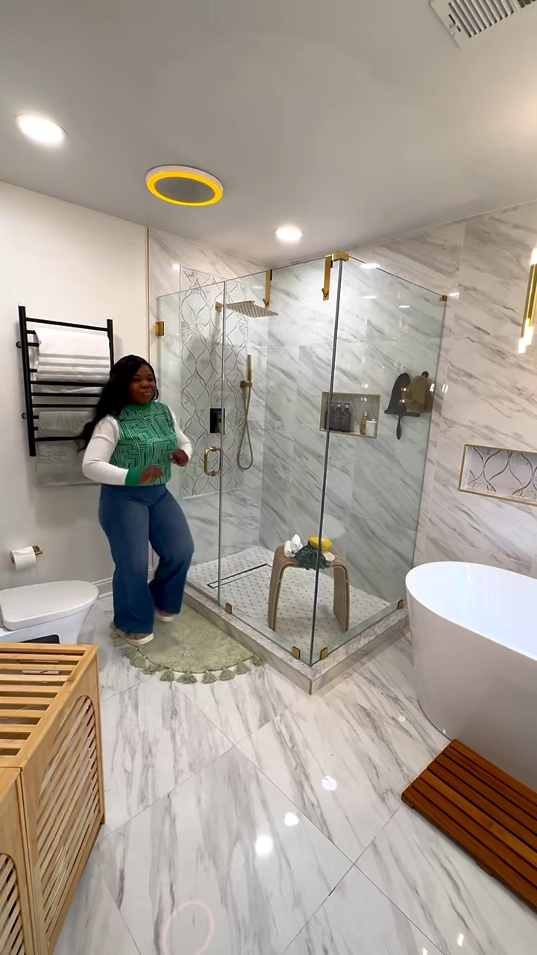 Sunny yellows and mellow greens make my bathroom feel peaceful

#LTKHome #LTKSaleAlert