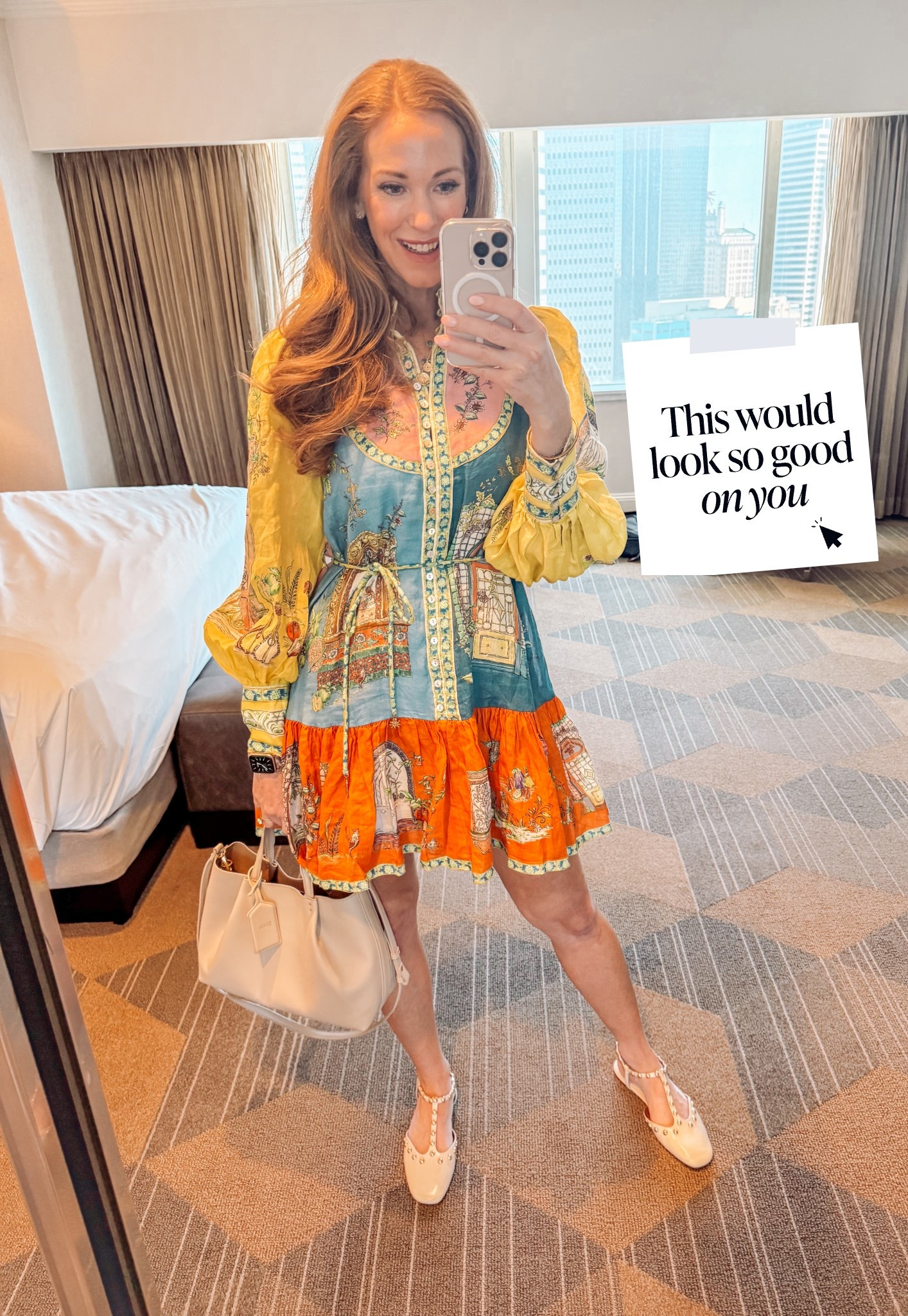 I’m going to meet my LTK/IG bestie for lunch and I’m sooooo excited!! 
Had to wear this colorful Alemais dress for the occasion! 

#LTKOver40 #LTKSeasonal #LTKStyleTip