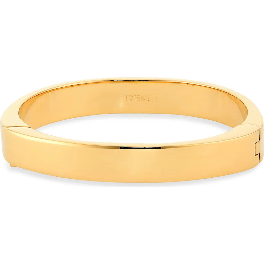 TOTEME Signature Bangle Bracelet in Gold at Nordstrom, Size 6.9 | Nordstrom
