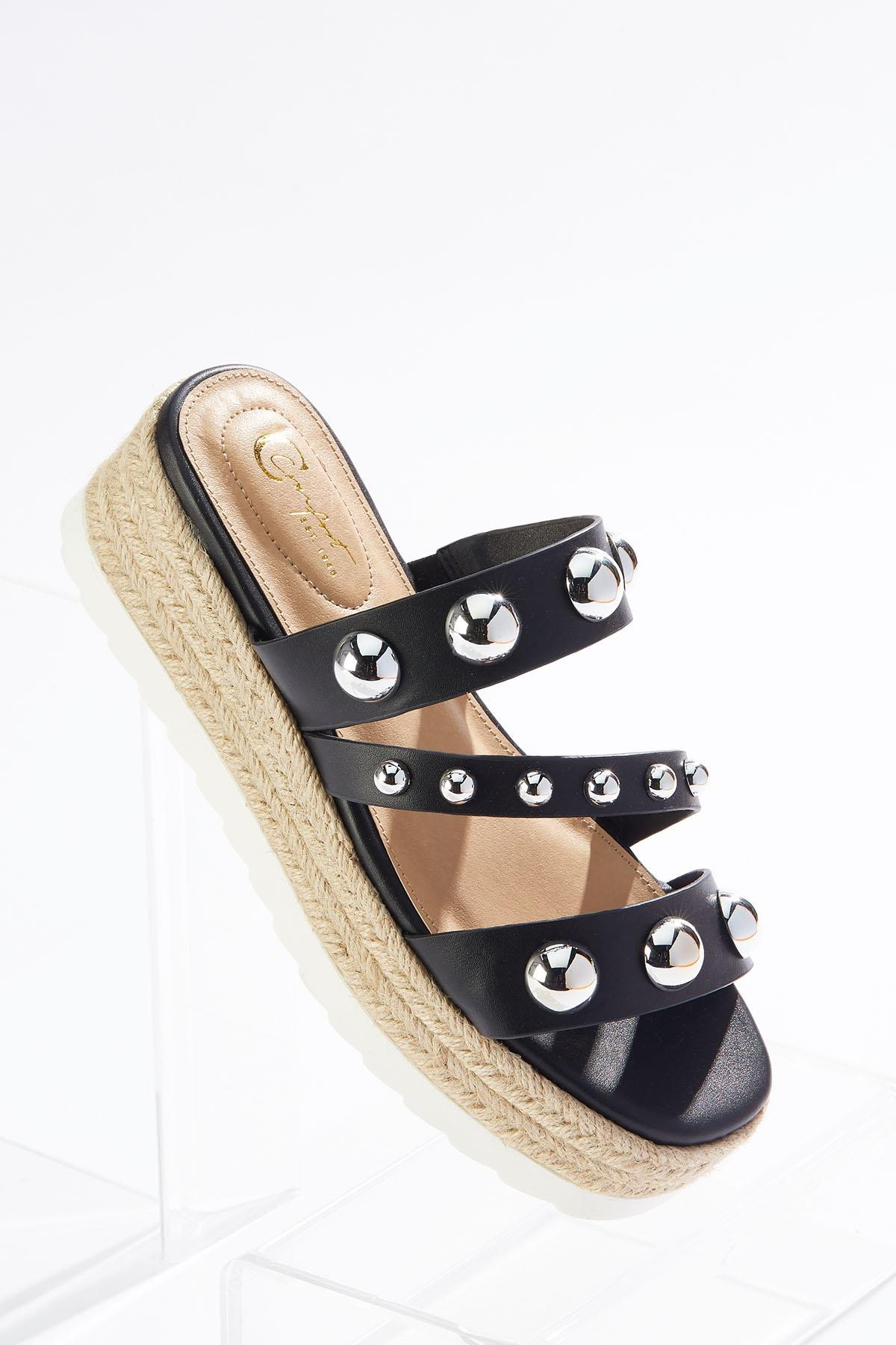 Stud Strap Flatform Sandals | Cato Fashions