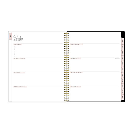 2025 2026 Blue Sky Teacher Lesson Planning WeeklyMonthly Calendar 8 12 x 11  Laine July 2025 To J... | Office Depot and OfficeMax 