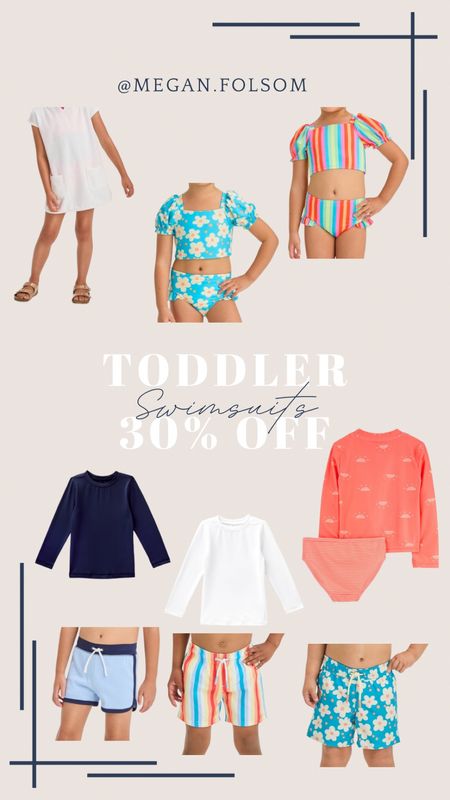 Cute toddler girl swimsuits and toddler boy swimsuits on sale today! Perfect for pool days this summer or beach days! Matching brother sister swimsuits for toddlers too!!

#LTKkids #LTKfamily #LTKswim