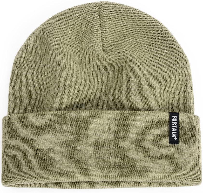 FURTALK Womens Knit Beanie Hat Acrylic Winter Hats for Women Men Soft Warm Unisex Cuffed Beanie... | Amazon (US)