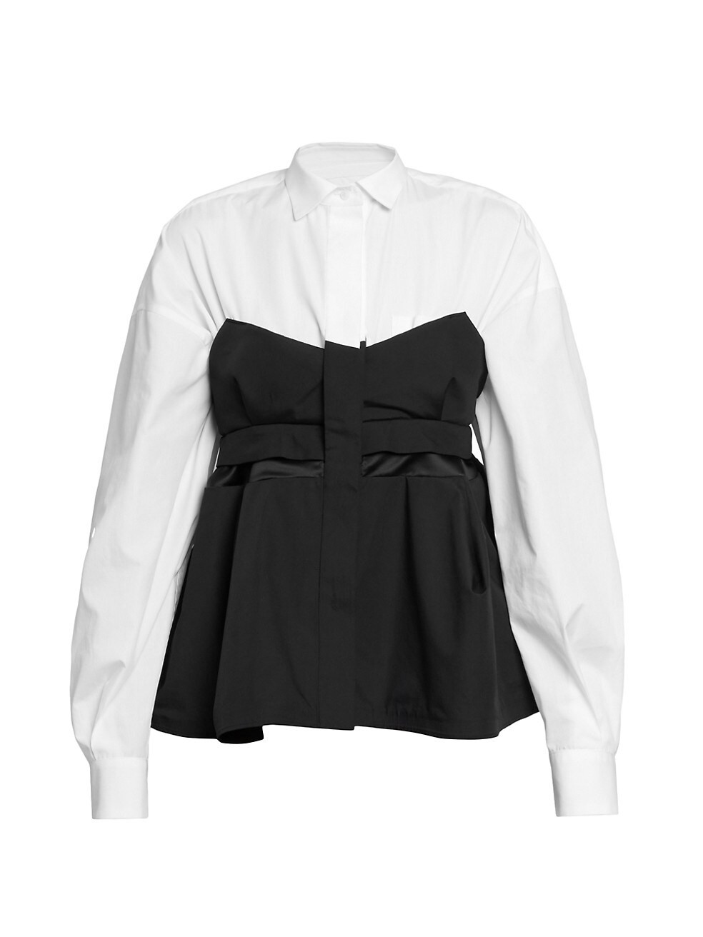 Sacai Cotton Poplin Shirt | Saks Fifth Avenue