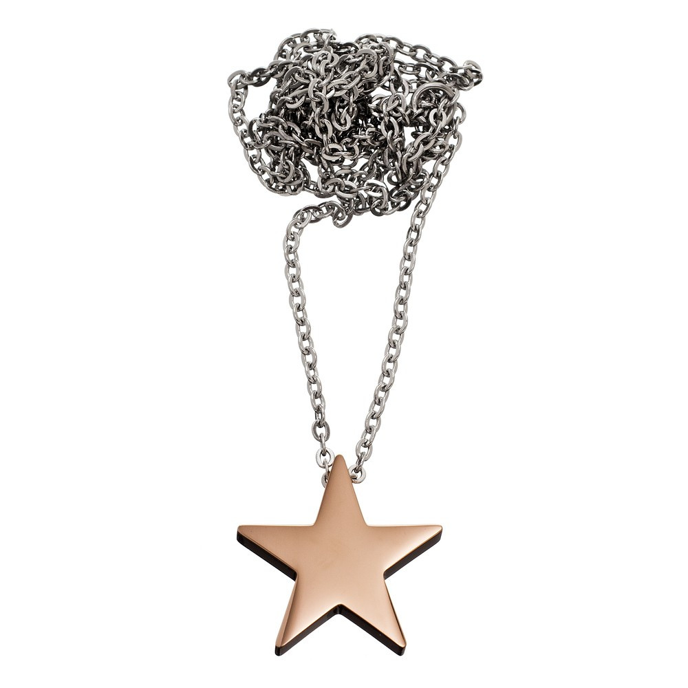 Halsband Star necklace thin rose gold | Miinto SE