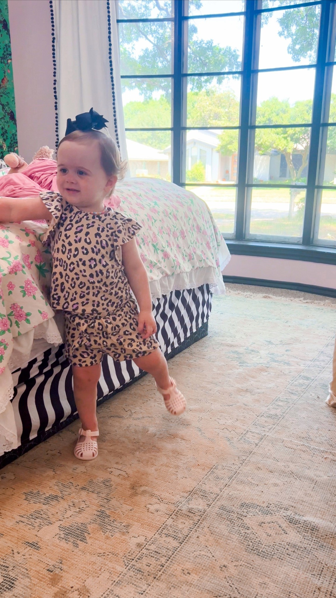 Toddler girl kids room girl bedding matching set target leopard bow jellies summer

#LTKStyleTip #LTKHome #LTKKids