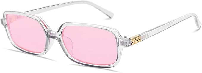 BOTEN Retro Sunglasses for Women Men 90s Small Rectangular Sun Glasses Vintage Cute Narrow Trendy... | Amazon (US)