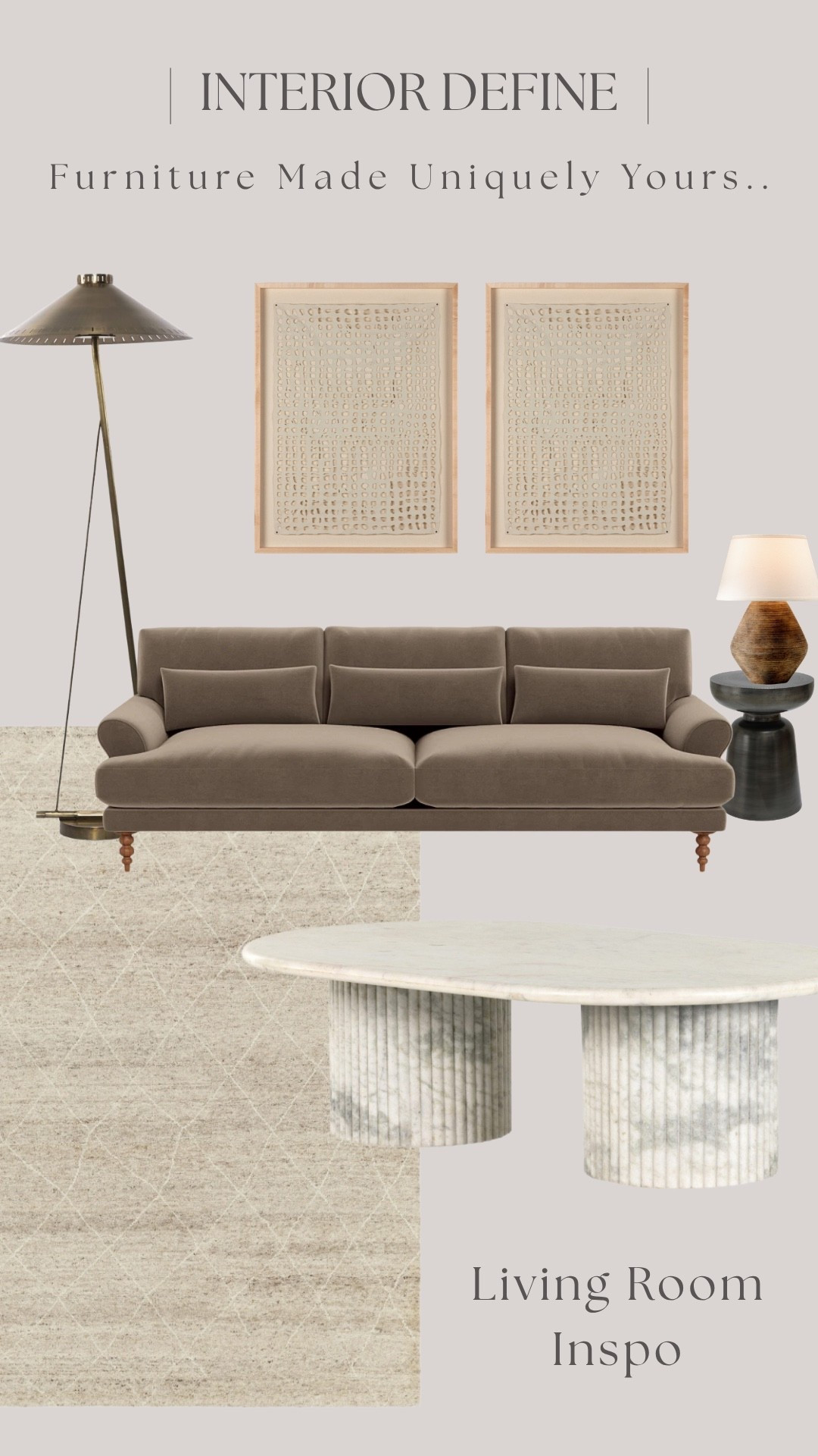 Living Room Inspo! 


Living room, sofa, couch, living room design, living room decor, organic modern, coffee table, marble table, table lamp, side table, end table, floor lamp, artwork, wall art



#livingroom #homedecor #neutralhome #interiordefine

#LTKHome