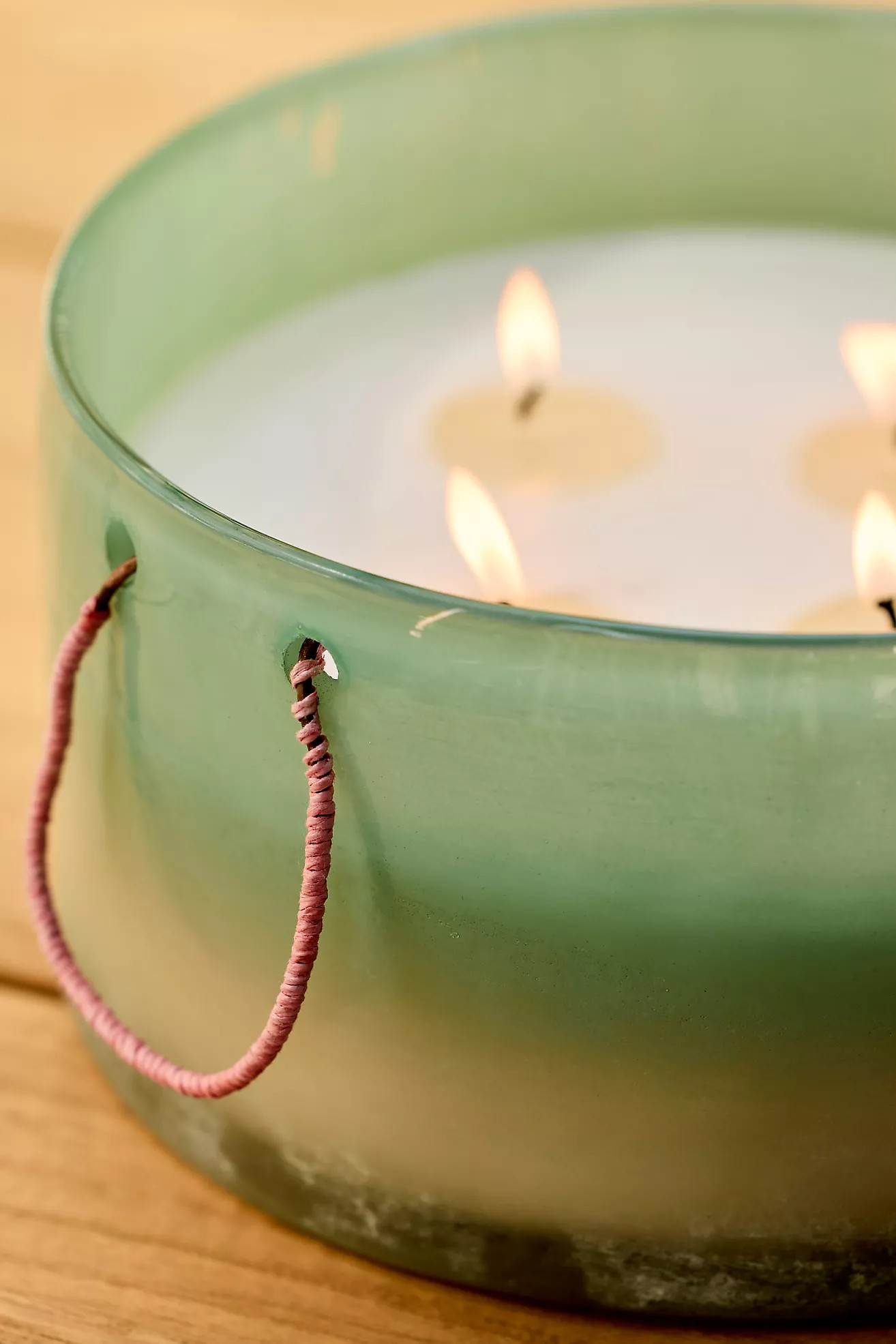 Ombre Glass Citronella Candle | Anthropologie (US)