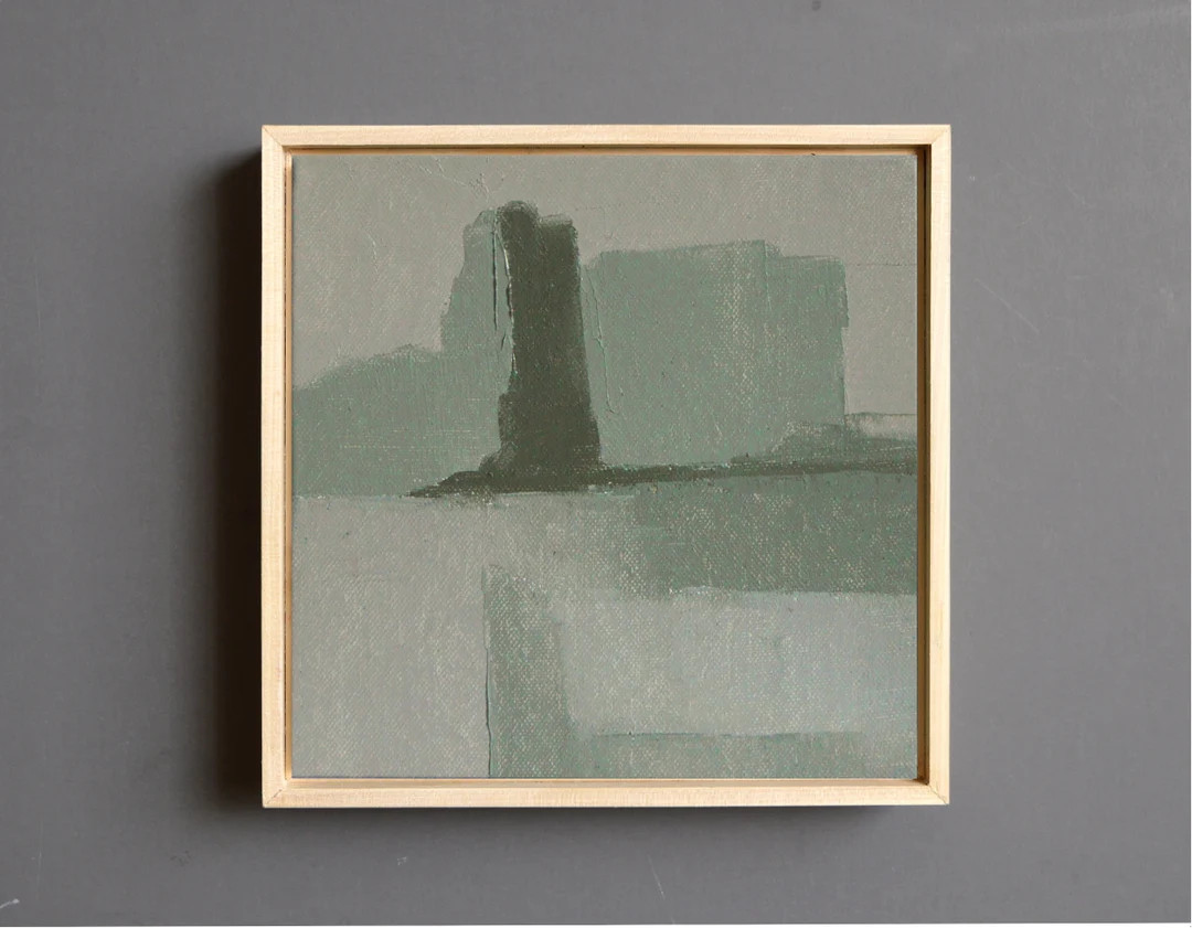 One of a Kind Original Abstract Oil Painting, Small Framed Painting on Canvas Board, Modern and C... | Etsy (US)