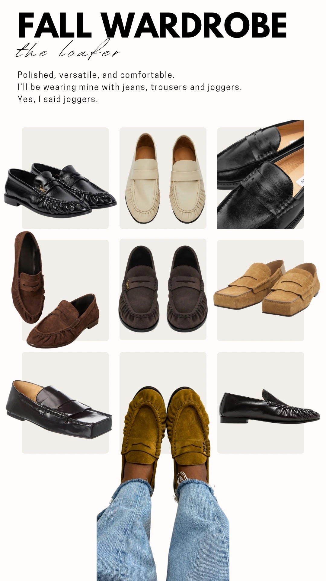 Loafers, fall staple, fall essentials 

#LTKStyleTip #LTKShoeCrush #LTKWorkwear