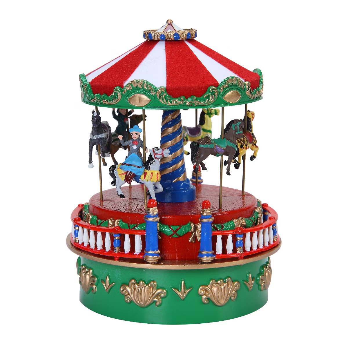 Mr. Christmas Animated Mini Carnival Music Box Christmas Decoration | Target