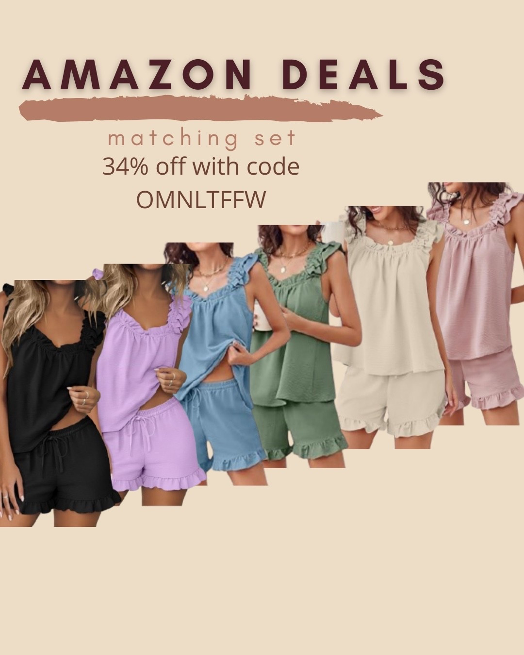 $10 ends 1/19

Amazon fashion
Amazon deals
Amazon set
Pajama set
Lounge set
Two piece set
Matching set


#LTKSaleAlert #LTKFindsUnder50