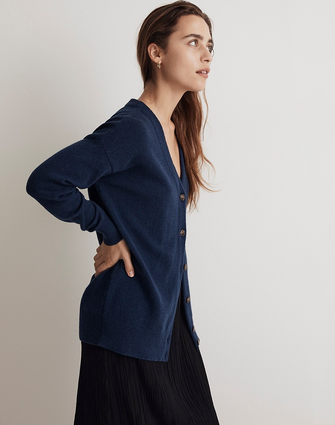 V-Neck Relaxed Cardigan | Madewell