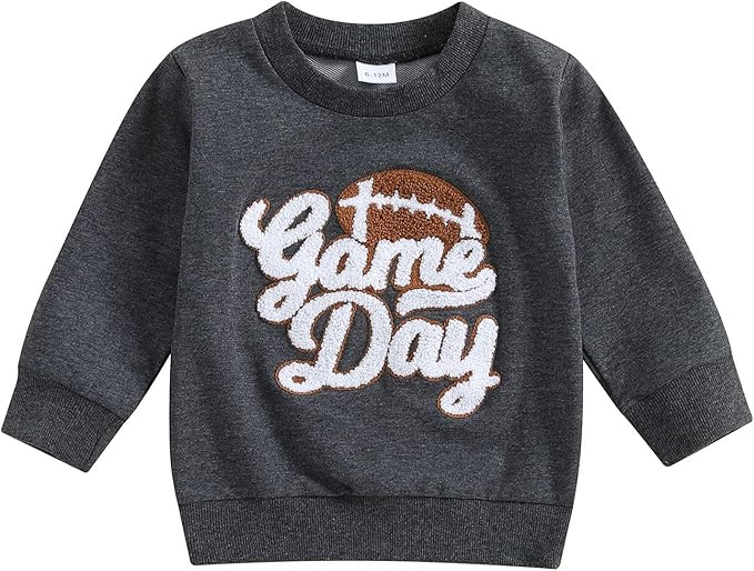Toddler Baby Boy Girl Football Outfit American Football Crewneck Sweatshirt Shirt 2024 New Trend ... | Amazon (US)