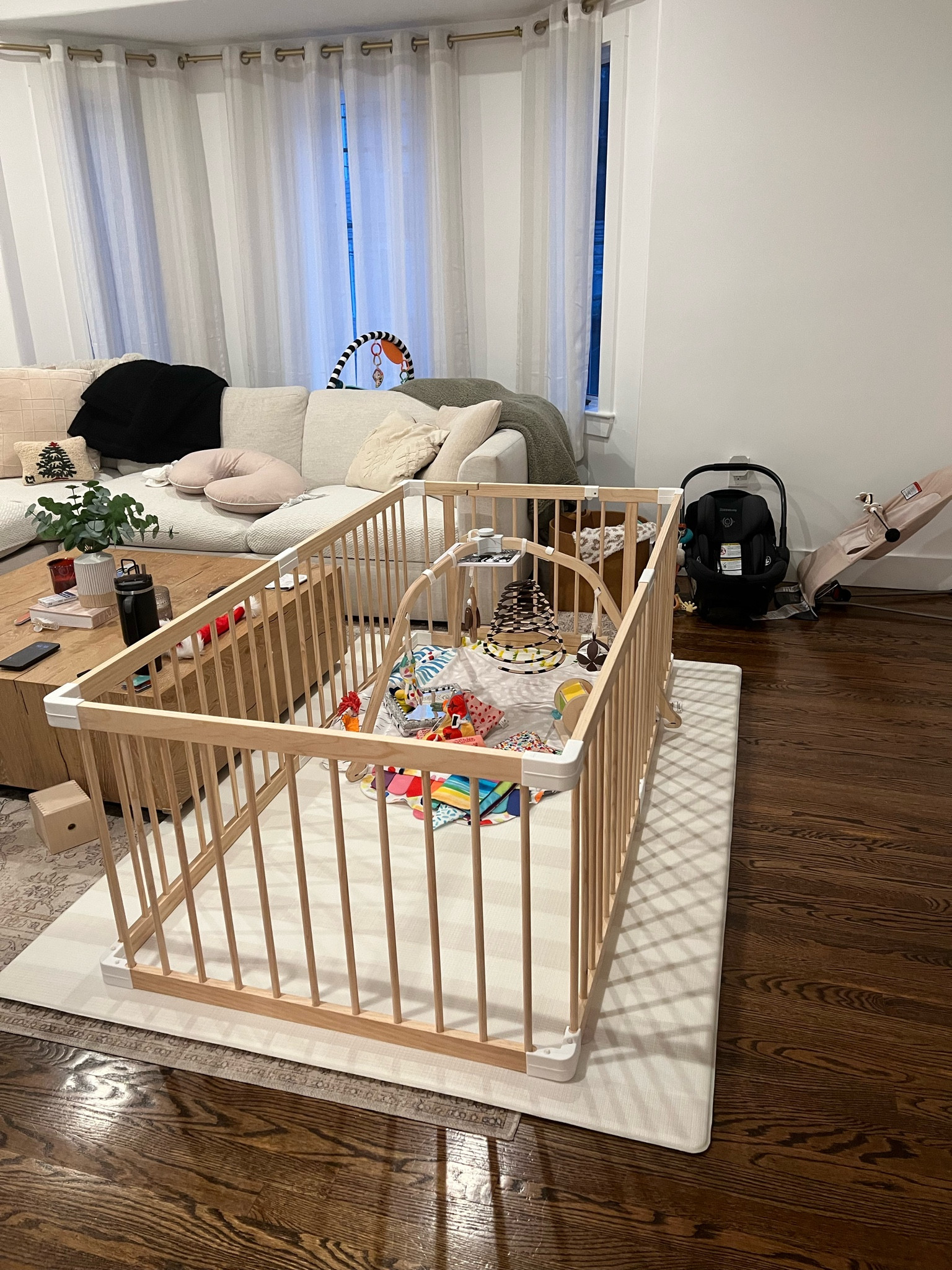 Baby play pen! 
Mat is linked before color I have is warm grey

#LTKKids #LTKBaby #LTKFamily