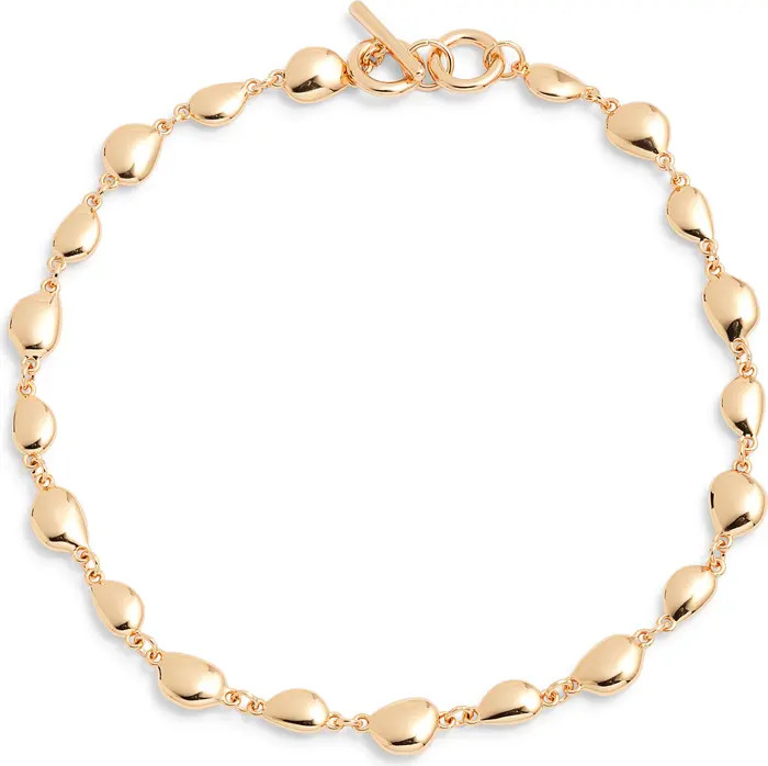 Open Edit Polished Orb Link Collar Necklace | Nordstrom | Nordstrom