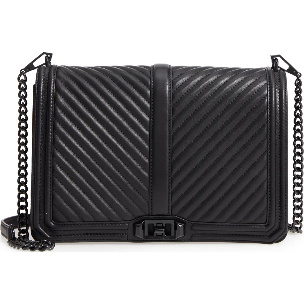 Rebecca Minkoff 'Love Jumbo' Crossbody Bag in Jet Black at Nordstrom Rack | Nordstrom Rack