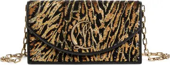 Christian Louboutin Loubi54 Sequin & Leather Clutch | Nordstrom | Nordstrom