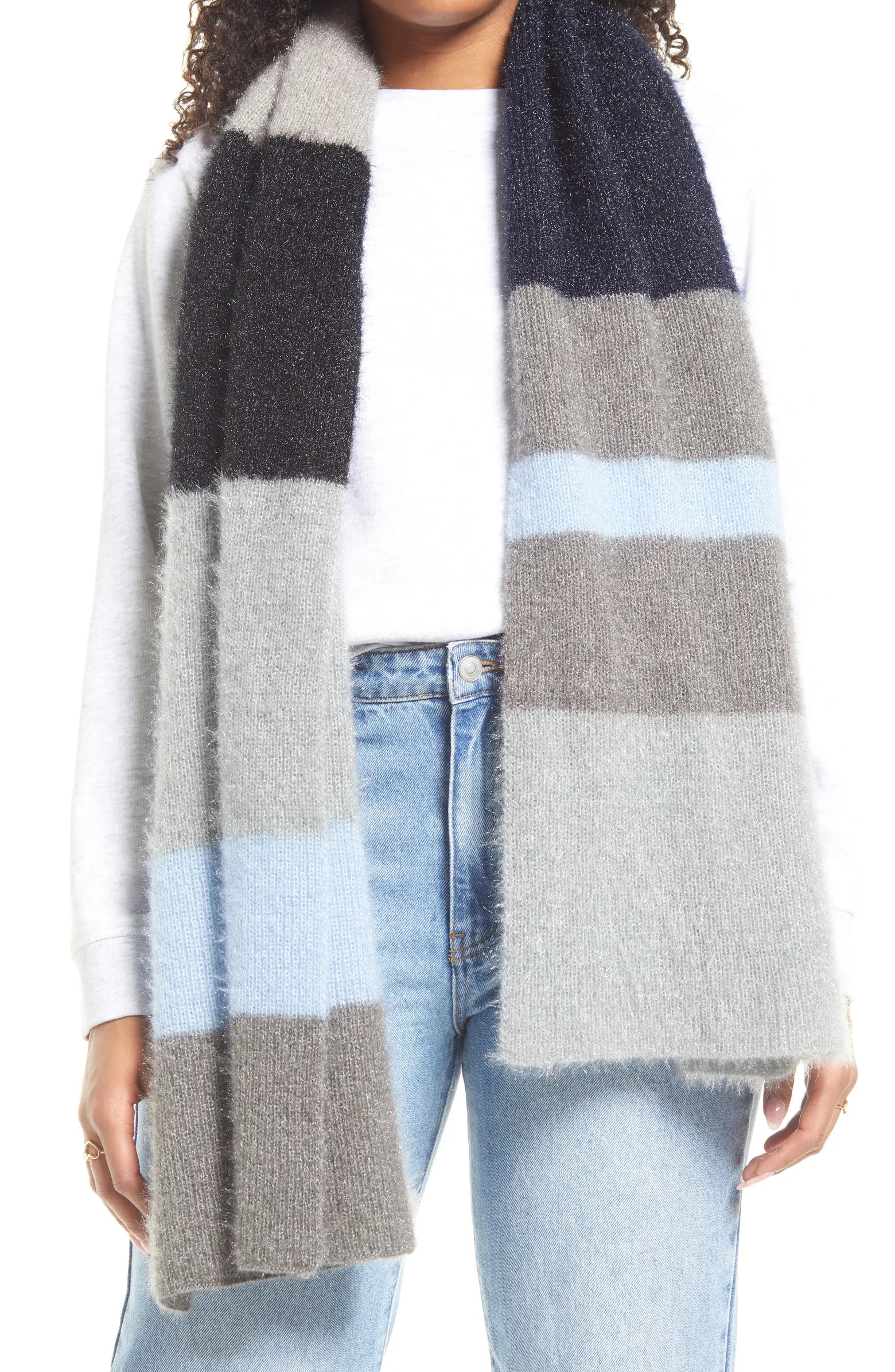 BP. Colorblacoked Knit Scarf | Nordstrom | Nordstrom