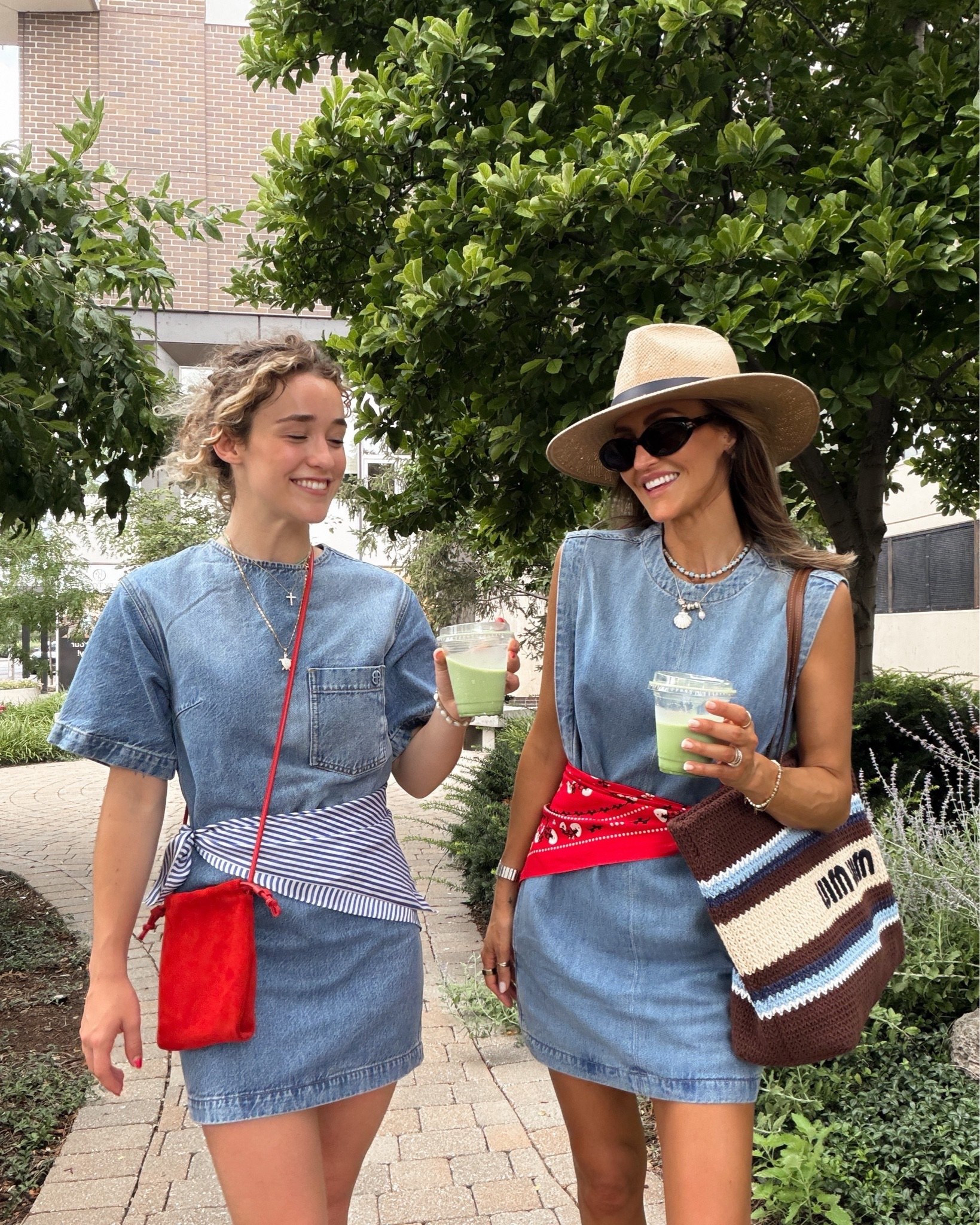 Elevated Americana with my mini 💙❤️🤍 

Easy formula with a denim dress, bandana scarf and slide sandals!

#LTKootd #LTKgrwm #LTKSeasonal