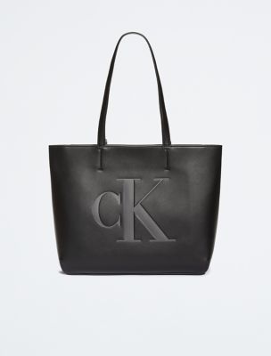 Sculpted Monogram Shopper Bag | Calvin Klein | Calvin Klein (US)