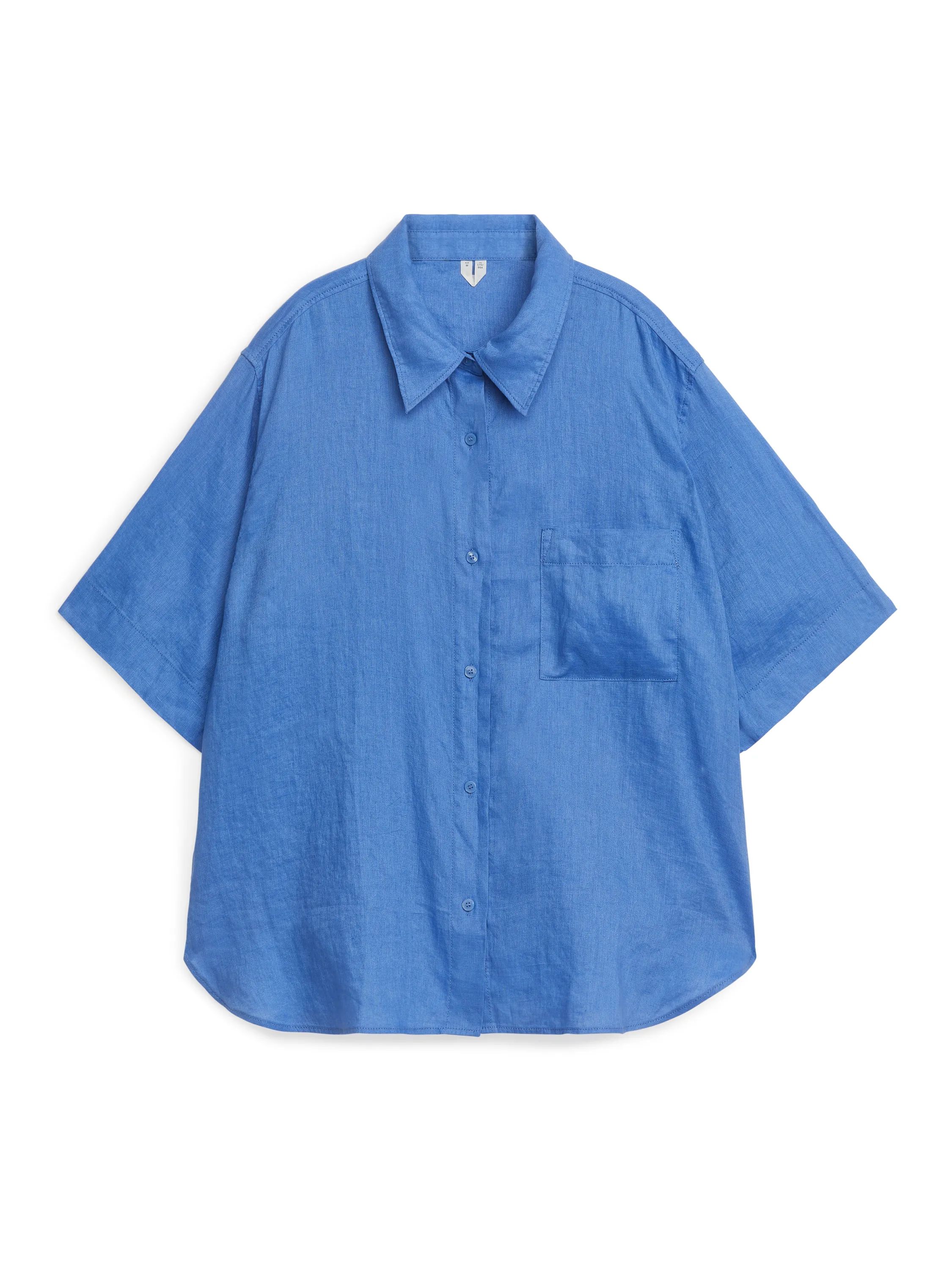 Short-Sleeved Linen Shirt | ARKET