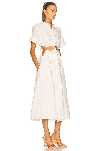 Cult Gaia Keegan Dress in Off White | FWRD | FWRD 