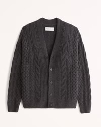 Cable Stitch Cardigan | Abercrombie & Fitch (US)