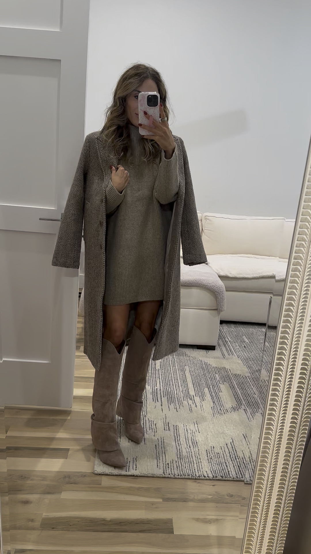 Sweater dress size xxs petite holiday outfit idea 

#LTKFindsUnder100 #LTKFindsUnder50 #LTKHoliday