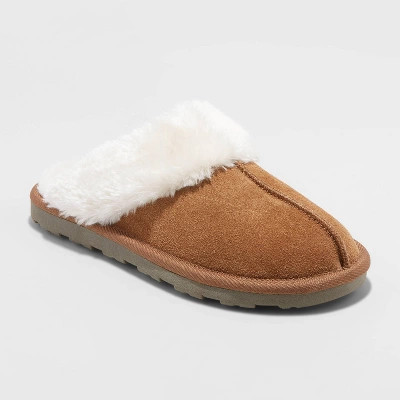 Women's Chandra Genuine Suede Slide Slippers - Stars Above™ | Target