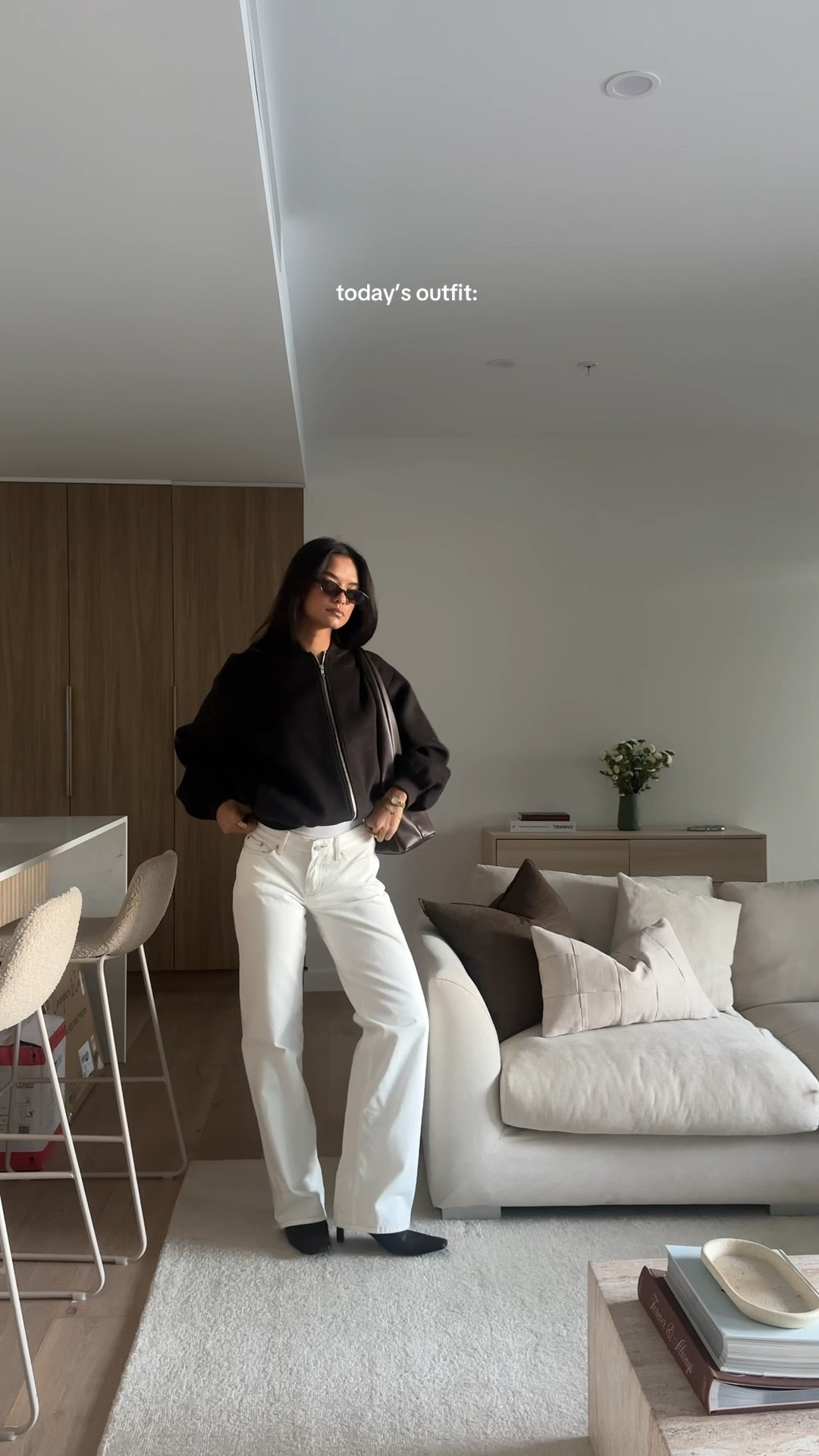 Outfit of the day, bomber is glassons🤍

#LTKautumn #LTKaustralia #LTKworkwear