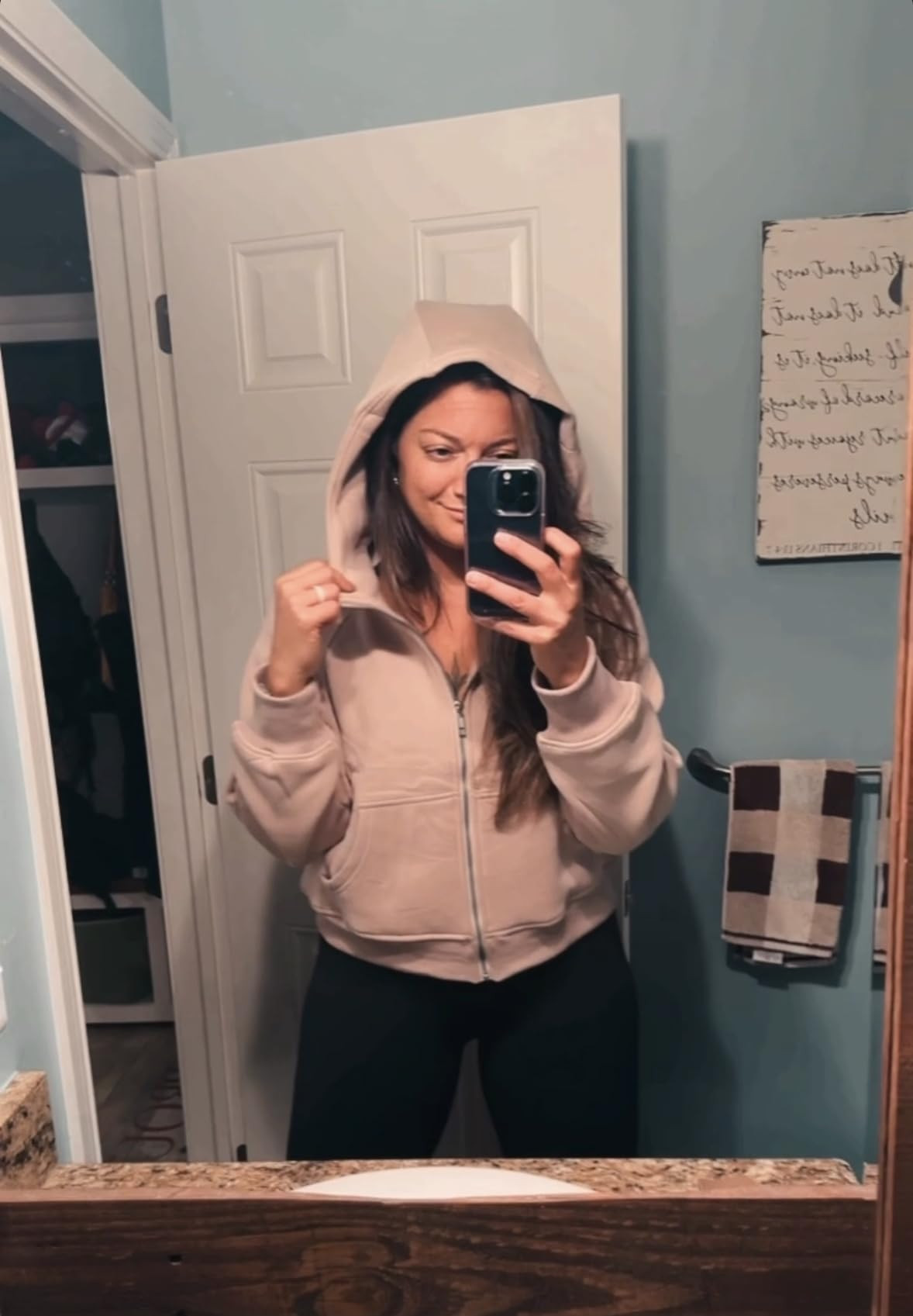 AUTOMET Womens Zip Up Cropped Hoodies Fleece Oversized Sweatshirts Full Zip Jackets Y2k Fall Clot... | Amazon (US)