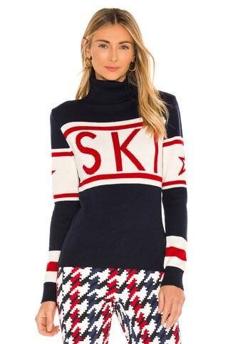 Perfect Moment Schild Sweater in Navy from Revolve.com | Revolve Clothing (Global)