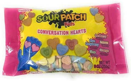 Sour Patch Kids Conversation Hearts 9oz - 1 bag | Amazon (US)