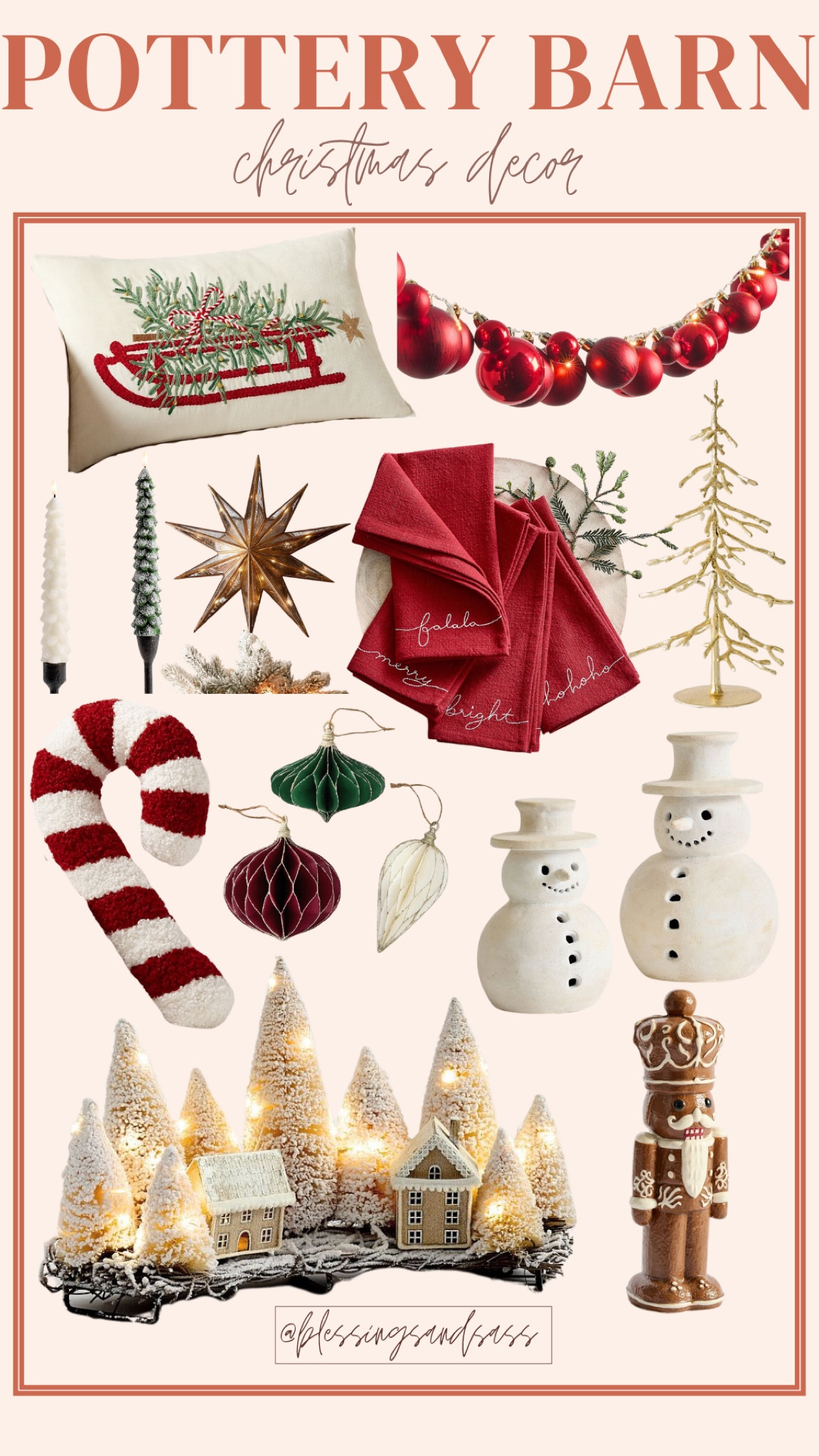 Pottery Barn Christmas Decor ❤️

Holiday, Christmas, holiday decor, Christmas decor, seasonal home, Christmas decorations, holiday home, seasonal finds, pillow, ornaments, garland, tree topper, snowman, nutcracker, pottery barn 

#LTKHoliday #LTKSeasonal #LTKHome