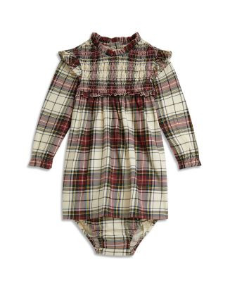 Girls' Plaid Cotton Jersey Dress & Bloomer - Baby | Bloomingdale's (US)