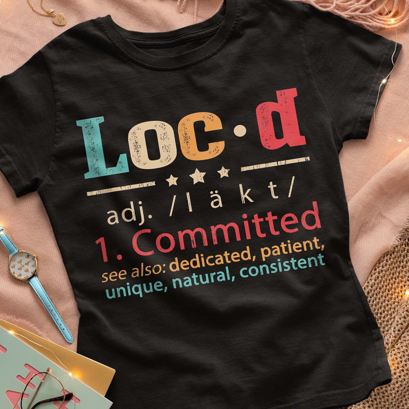 Womens Locd Definition for a Black Women Locs Lovers T-shirt - Etsy | Etsy (US)