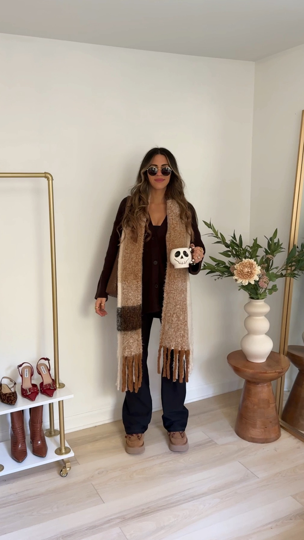 Basic Fall Girl outfit for all fellow my basic queens 🎃🍂 ... wearing size small in everything insides the cardigan (sized up to a medium in that)

#LTKVideo #LTKFindsUnder50 #LTKSeasonal